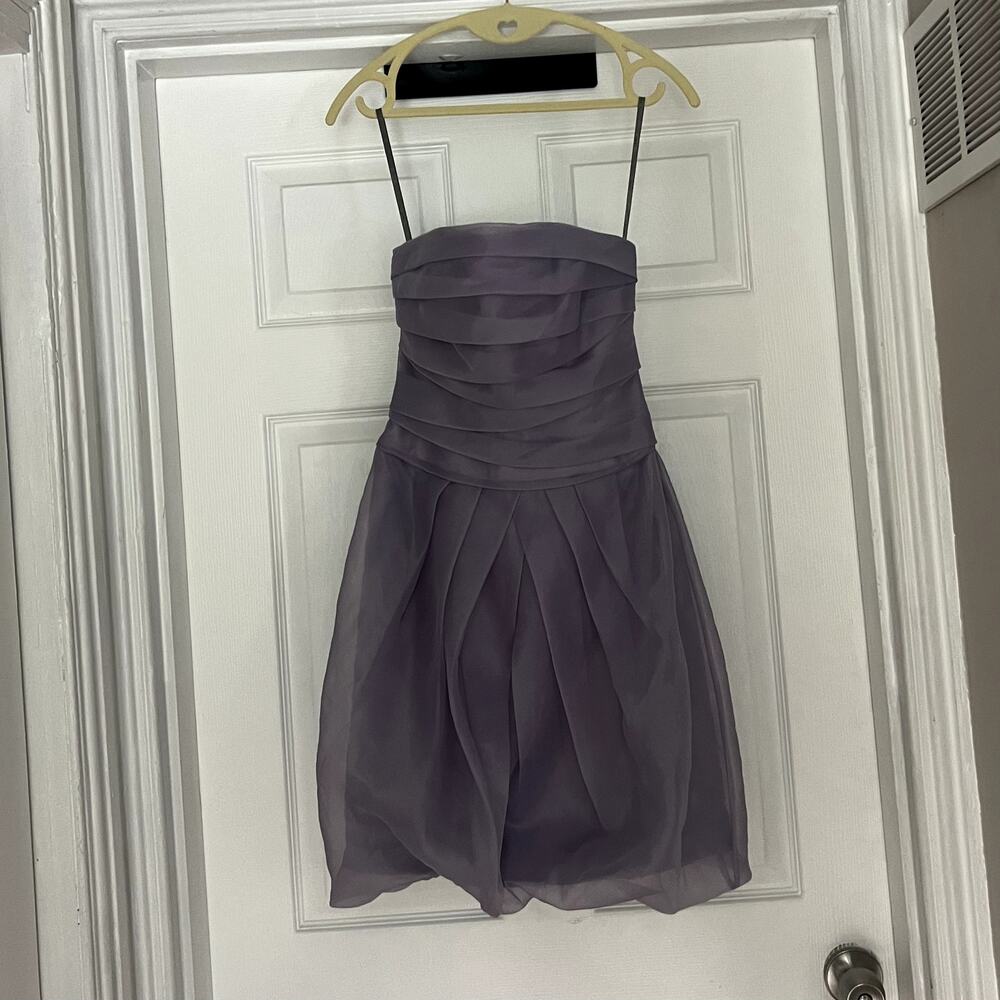 Purple Chiffon Vera Wang Dress